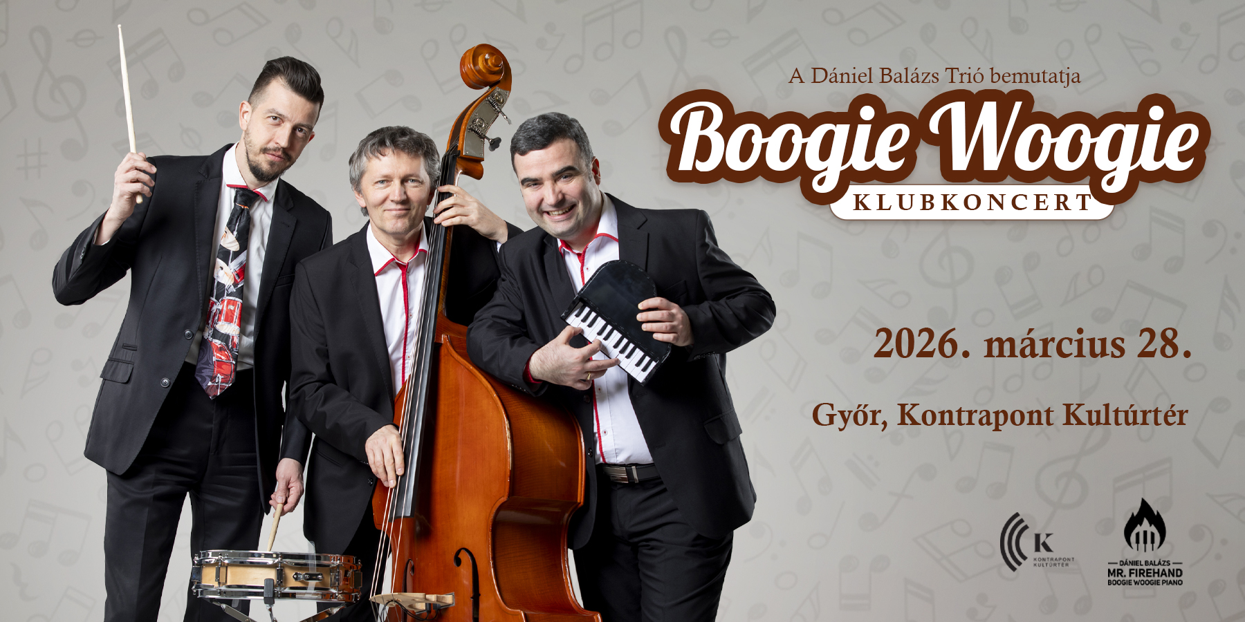 Boogie Woogie Klubkoncert – Dániel Balázs Trió